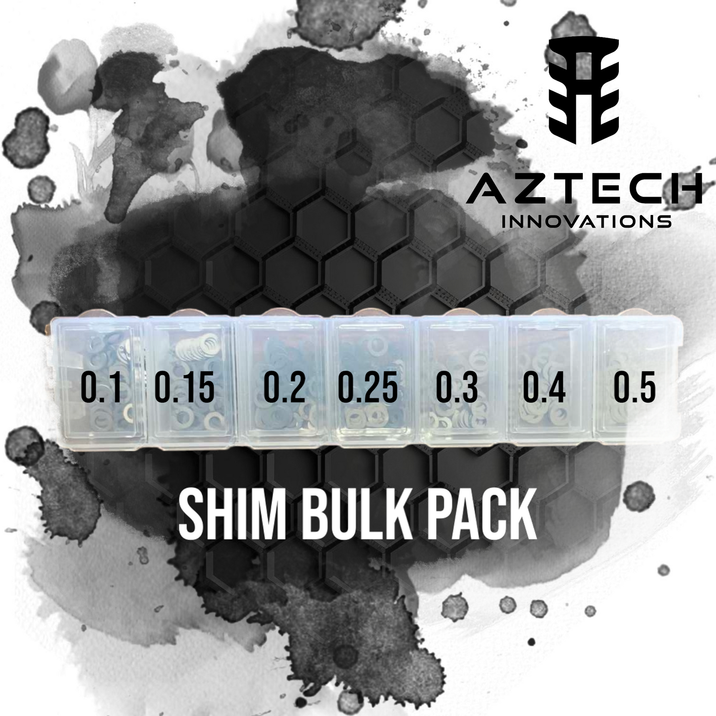 Bulk Pack - Aztech High Precision Gearbox shims
